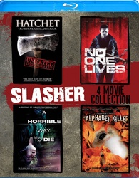 Slasher 4 Movie Collection Blu Ray Hatchet No One Lives A Horrible Way To Die The Alphabet Killer