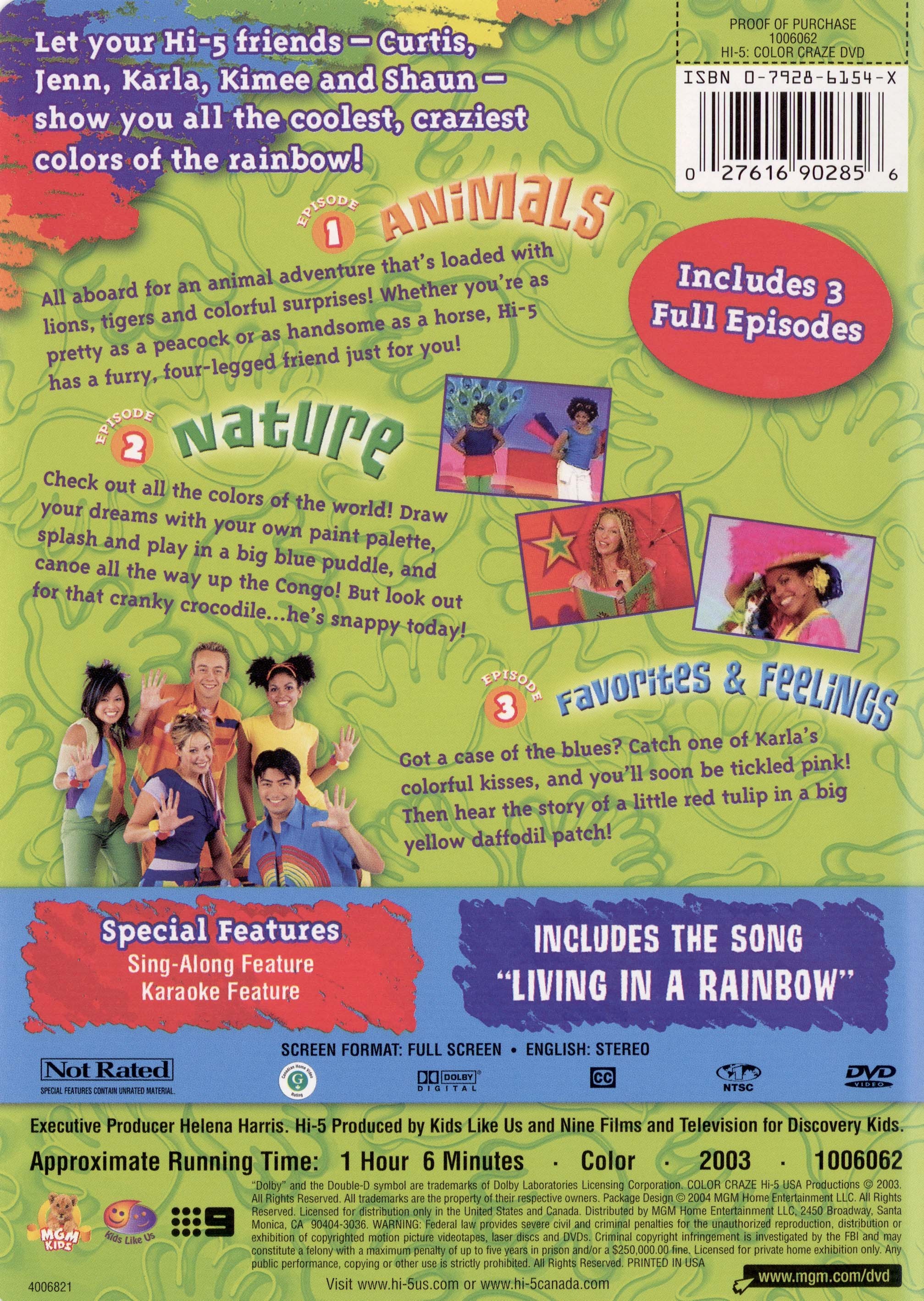 CRAZE/「CRAZE FILM DECADE 1995-2005」2006… Hi-5, Vol. 1 - Color Craze DVD