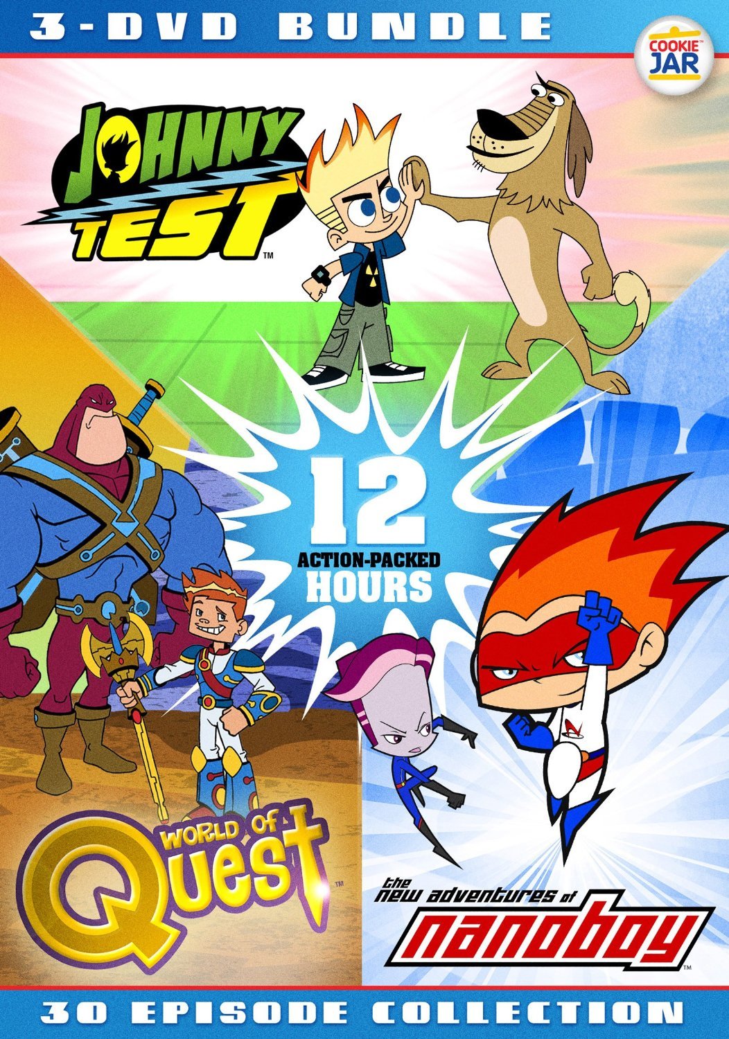 Animated Action Bundle: Johnny Test / World of Quest / The New
