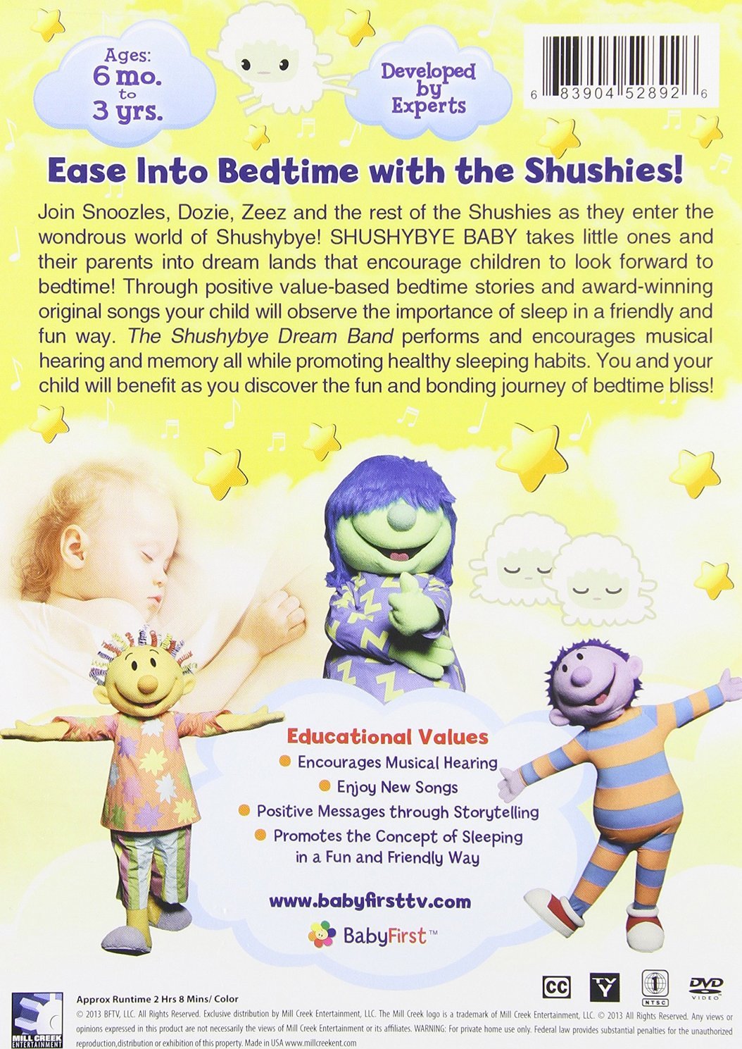 BabyFirst Shushybye Baby: Bedtime Stories and Songs DVD