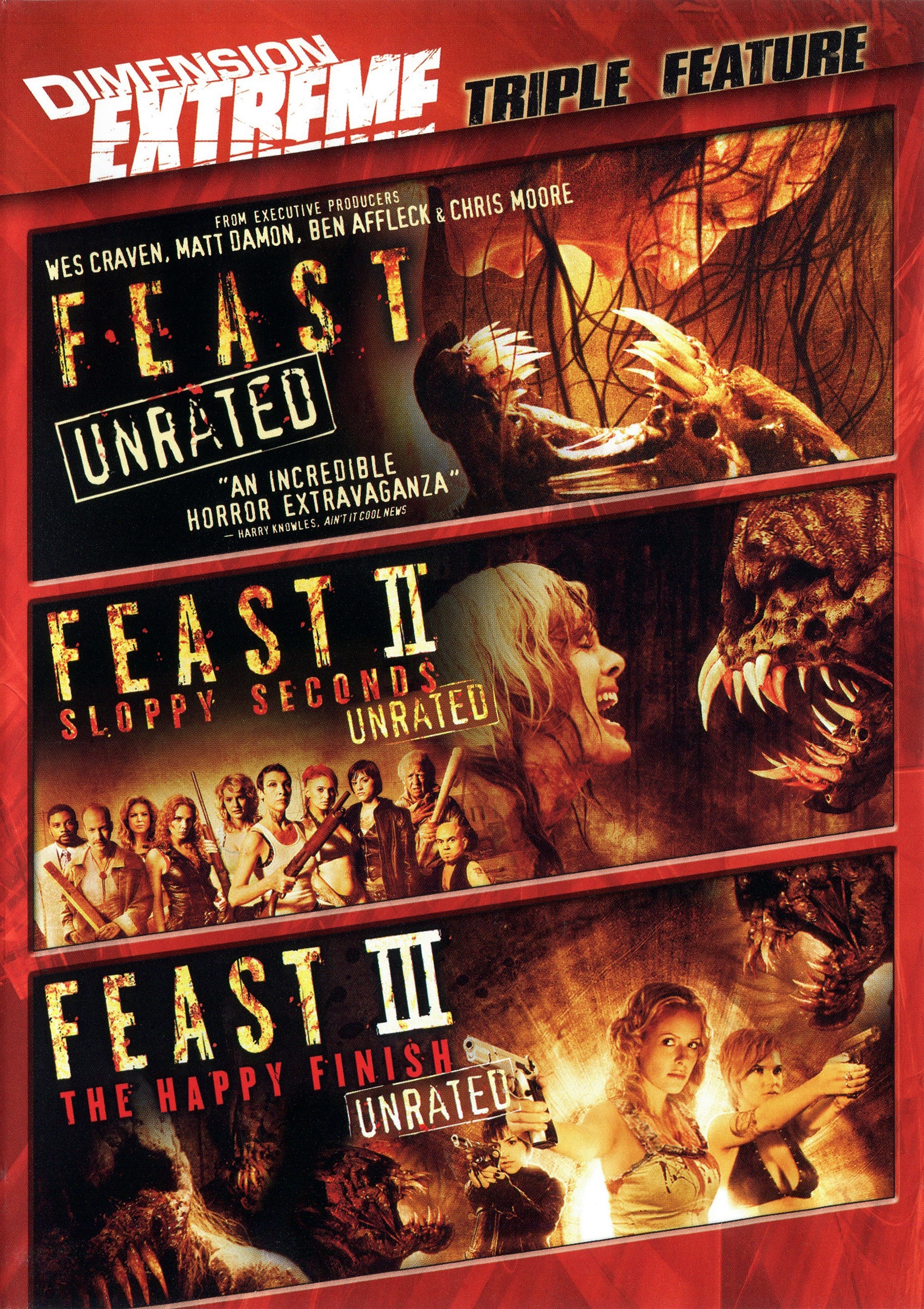 Feast / Feast II / Feast III: Triple Feature DVD (Unrated Editions)