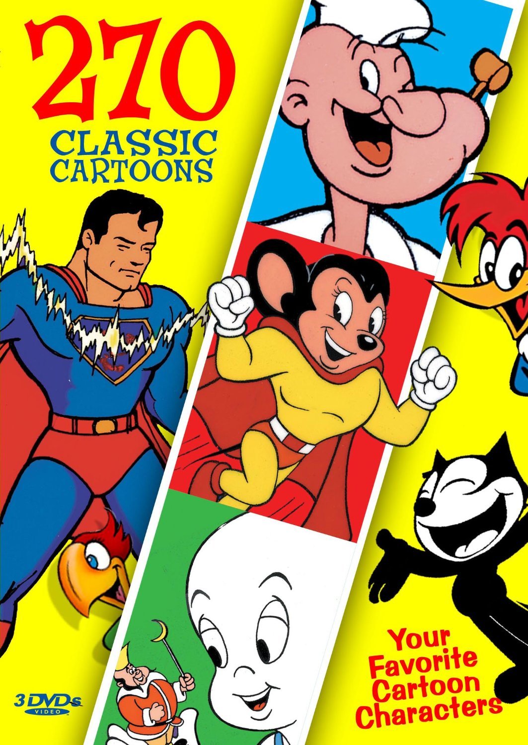 270 Classic Cartoons DVD