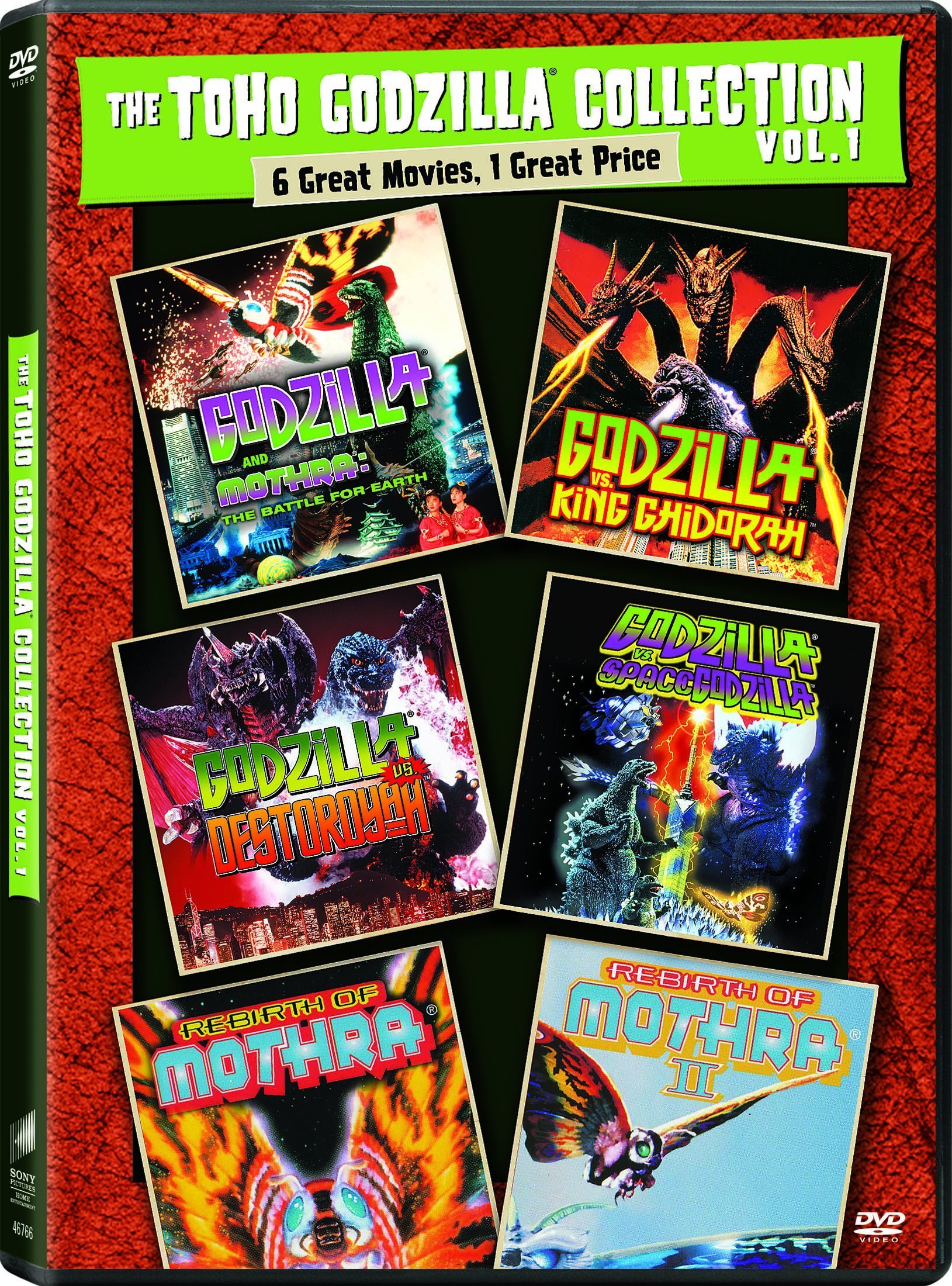 The Toho Godzilla Collection Vol. 1 DVD (Godzilla vs. Mothra