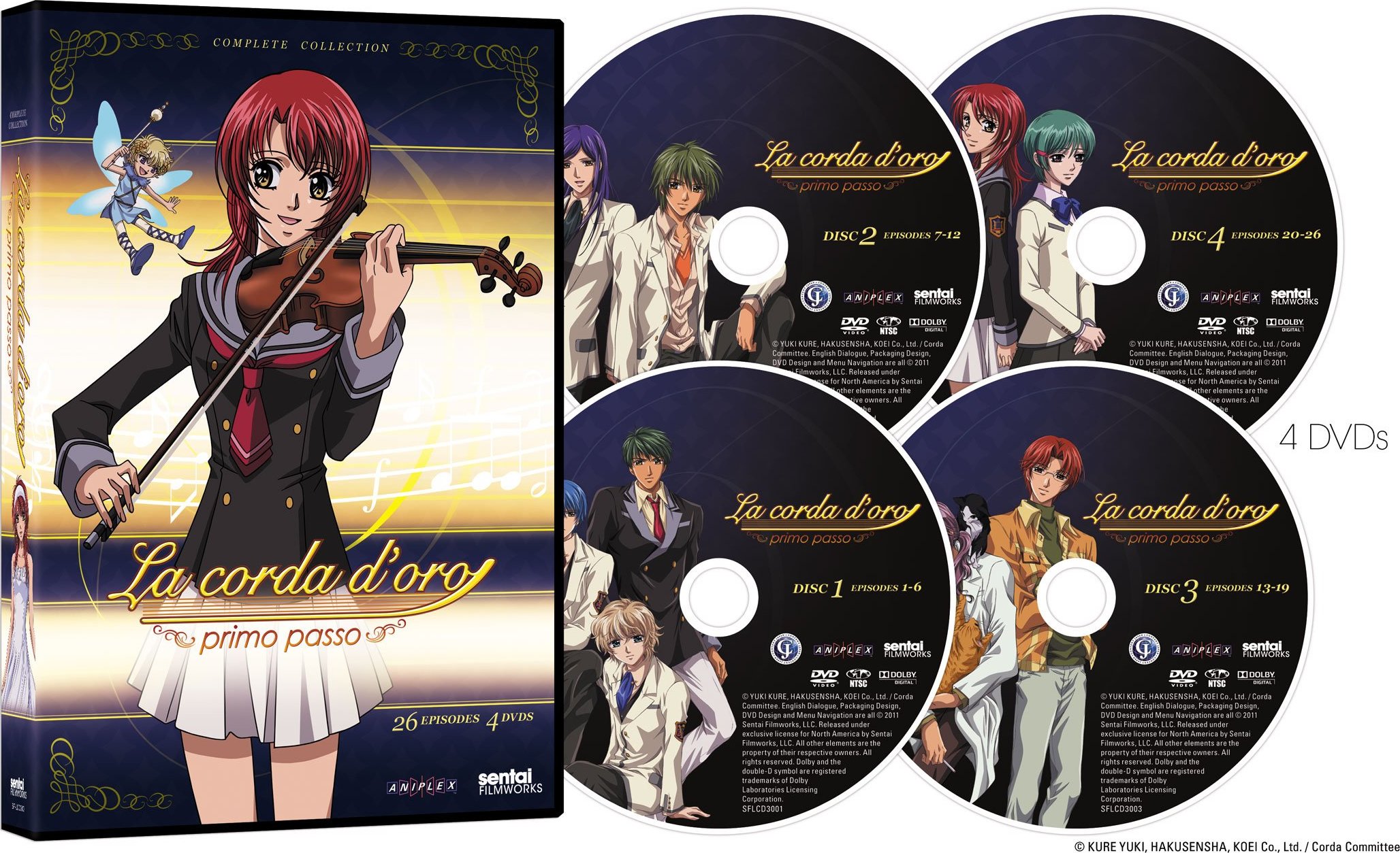 La Corda d'Oro ~ Primo Passo: Complete Collection DVD