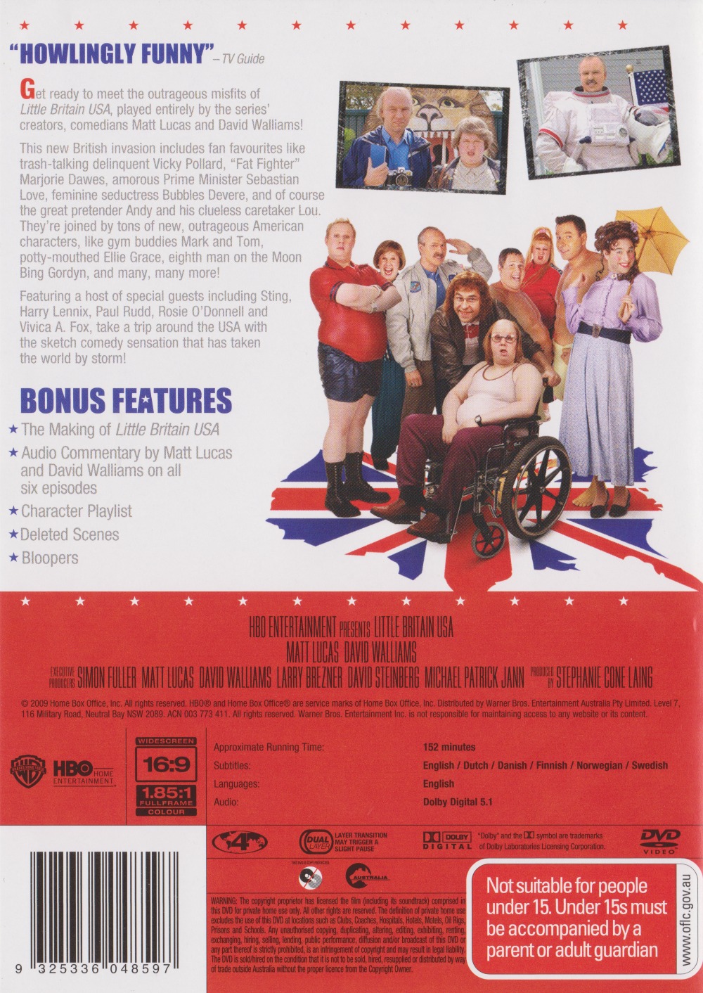 Abbreviate plot Easy to understand Little Britain USA DVD (Australia)