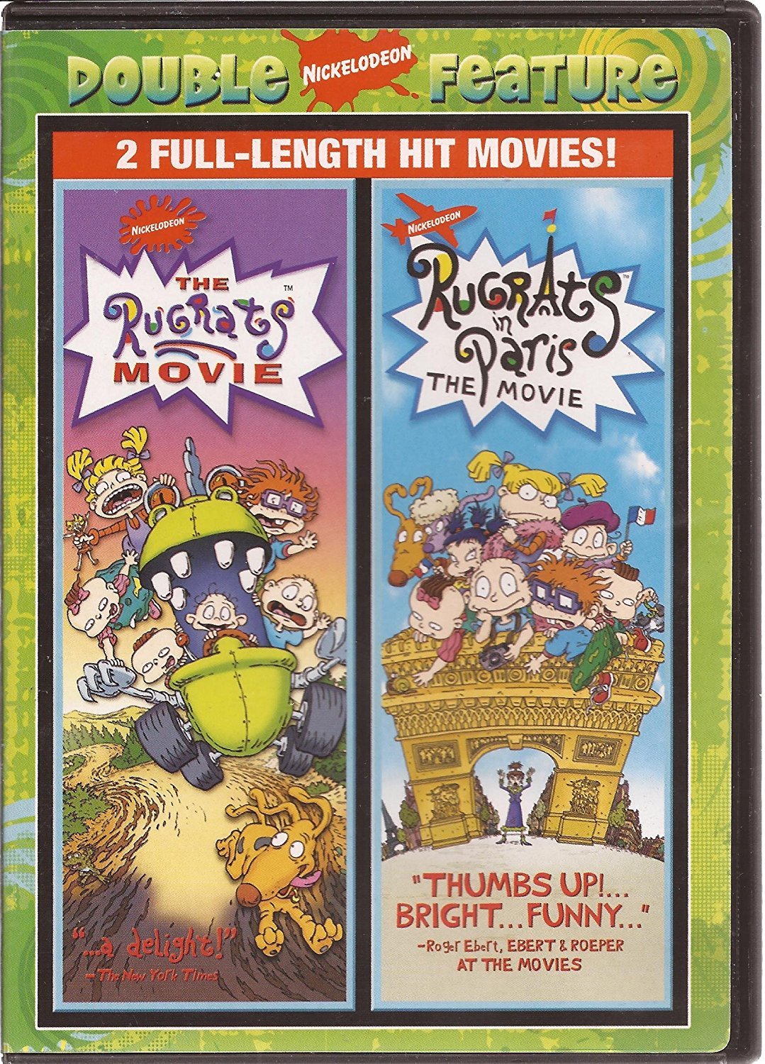 The Rugrats Movie and Rugrats in Paris the Movie DVD Nickelodeon