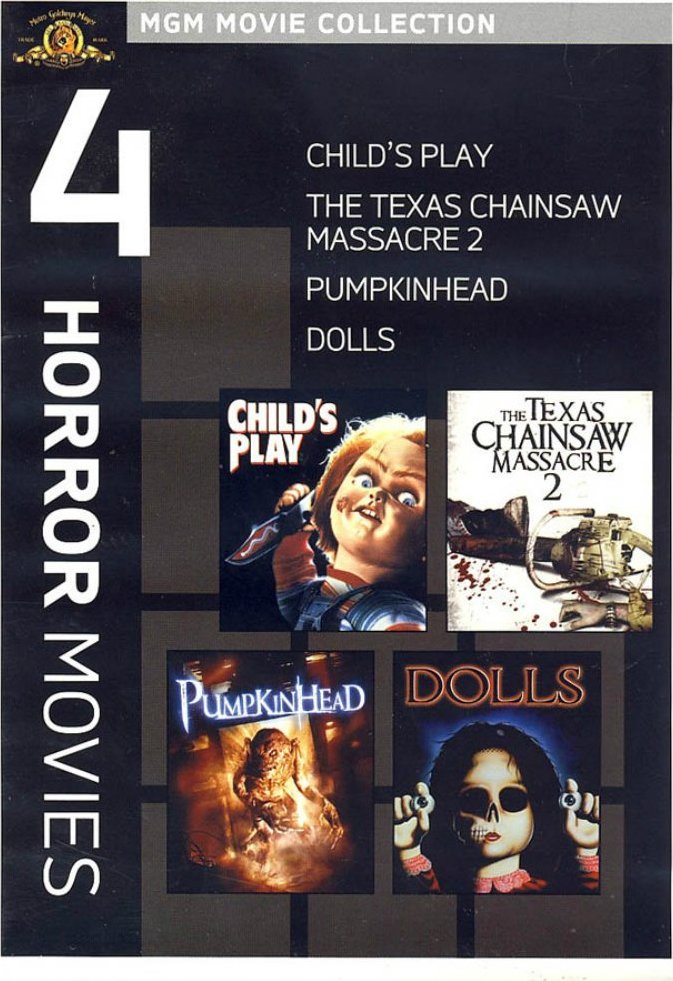 MGM Movie Collection 4 Horror Movies DVD Child s Play The