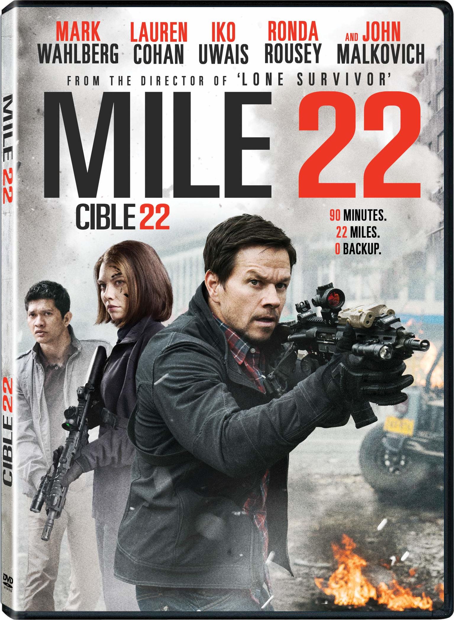 Mile 22 (2018) Milla 22 (2018) [AC3 5.1 + SRT] [DVD-RIP] 168599_front