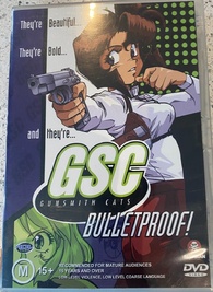 Gunsmith Cats Bulletproof! DVD (Australia)