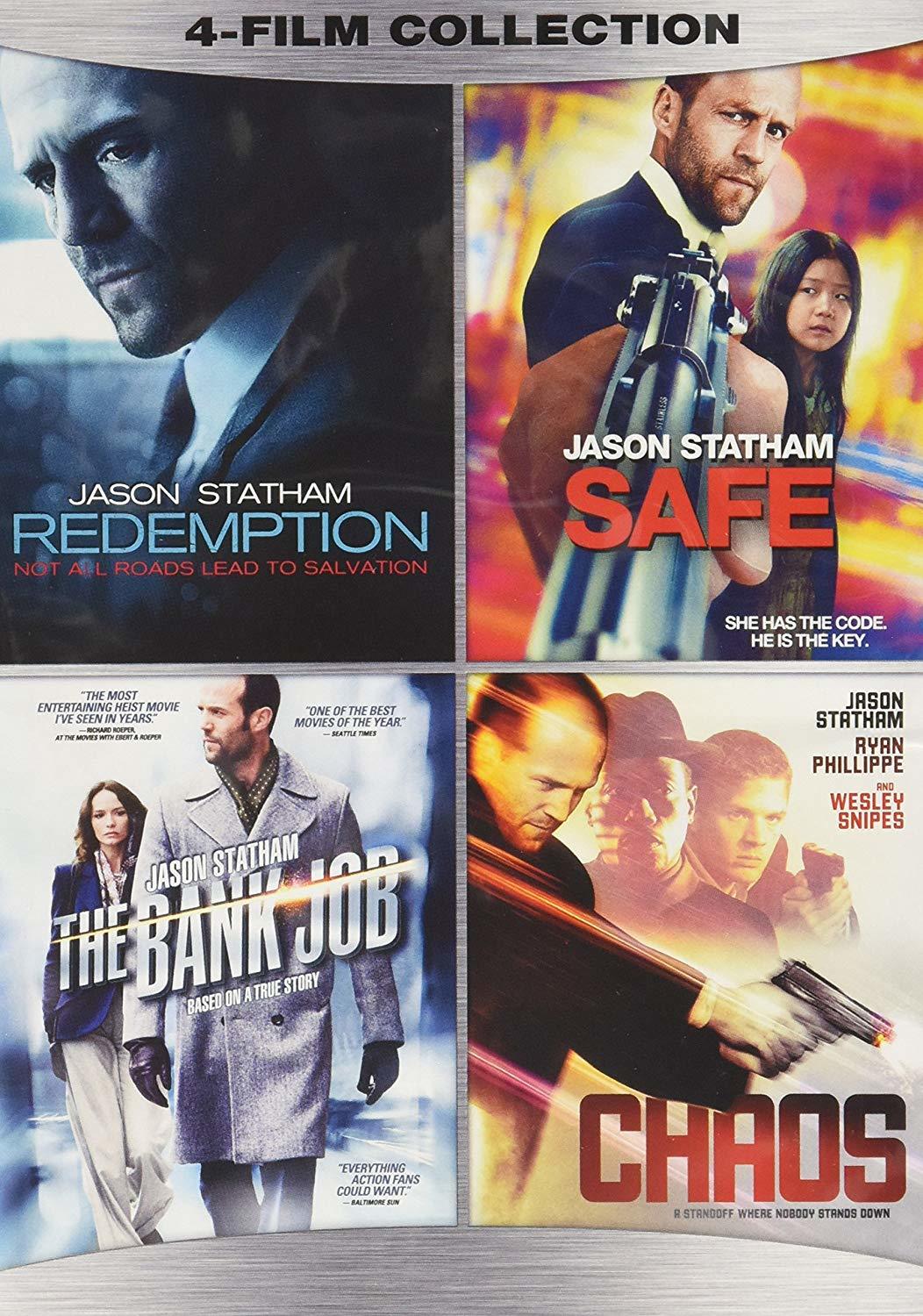 4 Film Collection: Redemption / Safe / The Bank Job / Chaos DVD