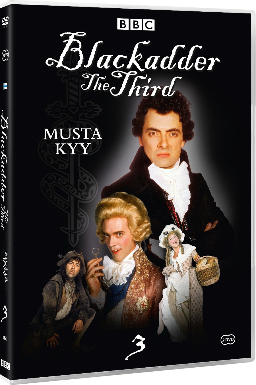 The Black Adder 3 DVD (Musta kyy 3) (Finland)