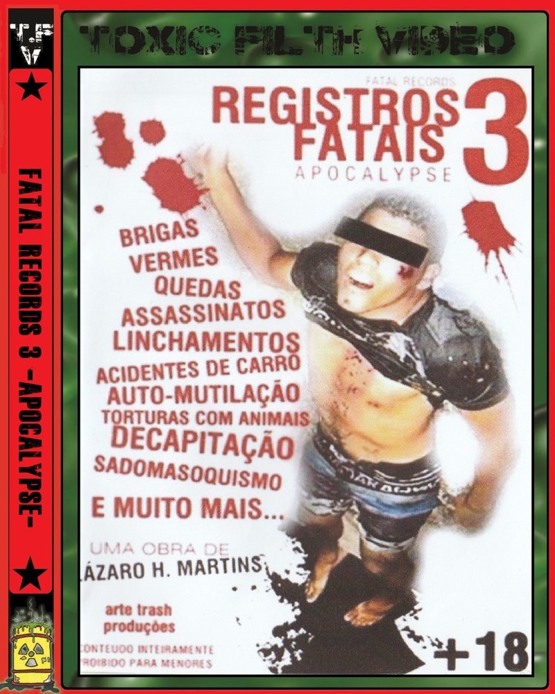 REGISTROS FATAIS 3 DVD ホラー グロテスク ゴア REGISTROS FATAIS 3 DVD ホラー グロテスク ゴア - メルカリ