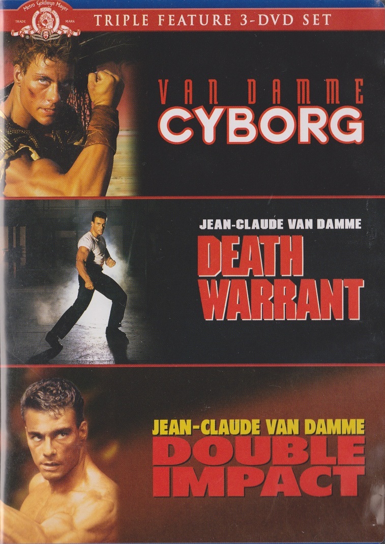 Jean Claude Van Damme Triple Feature DVD (Cyborg / Death Warrant