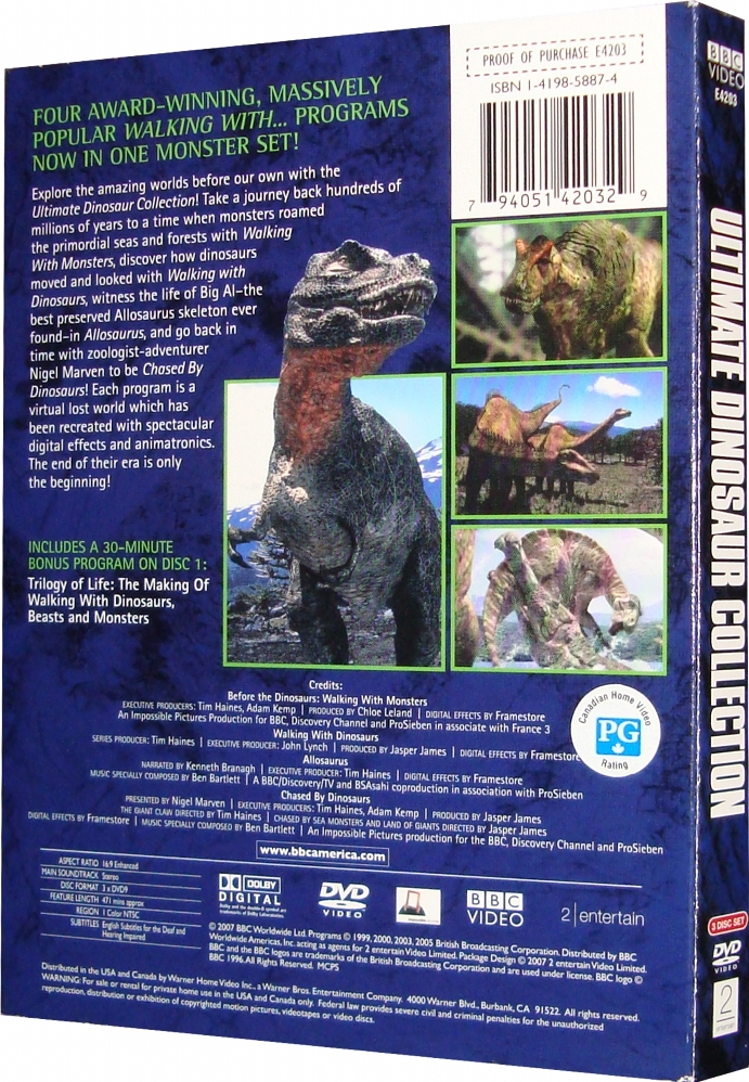 Ultimate Dinosaur Collection DVD (DigiPack)