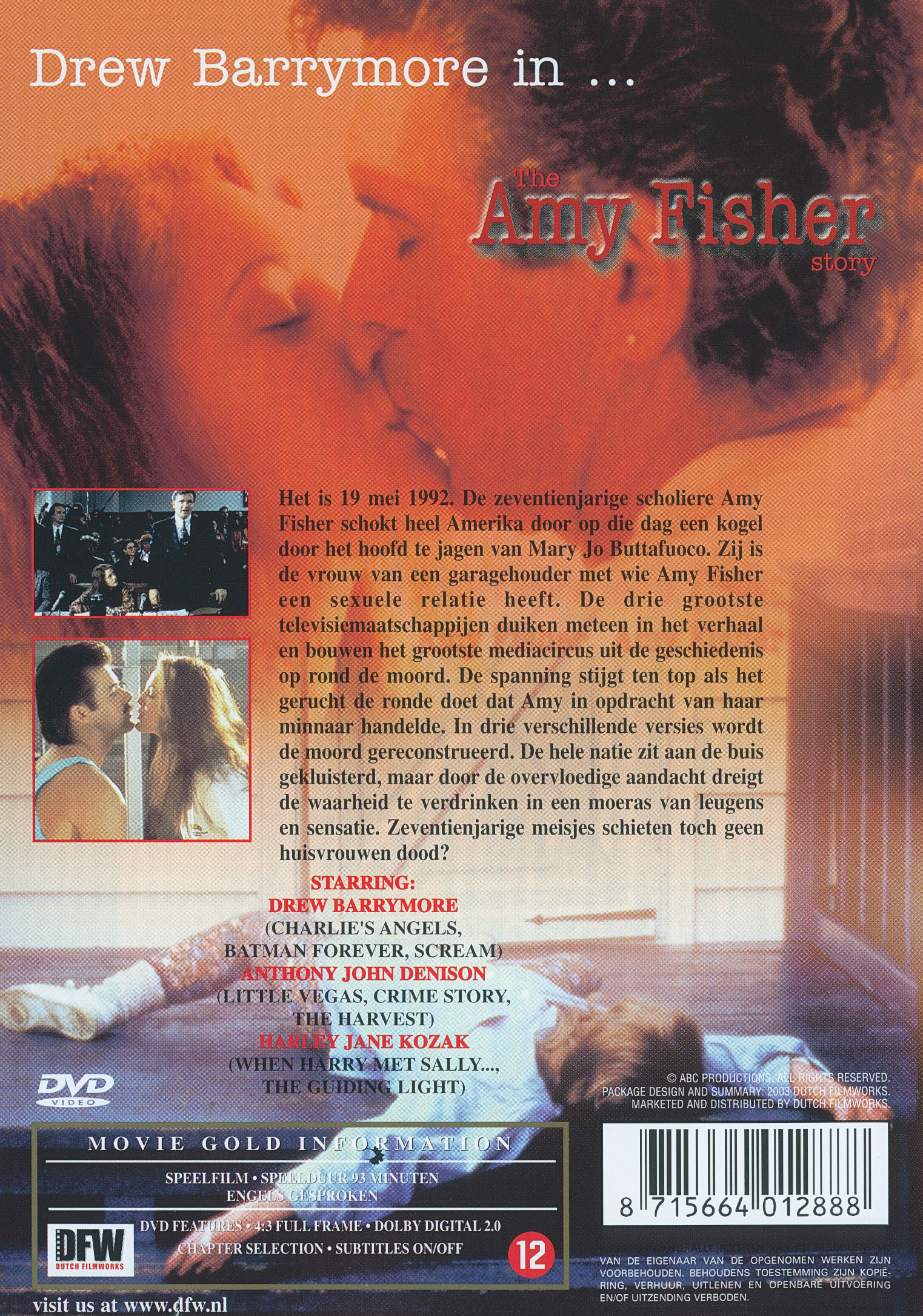 The Amy Fisher Story DVD (Netherlands)