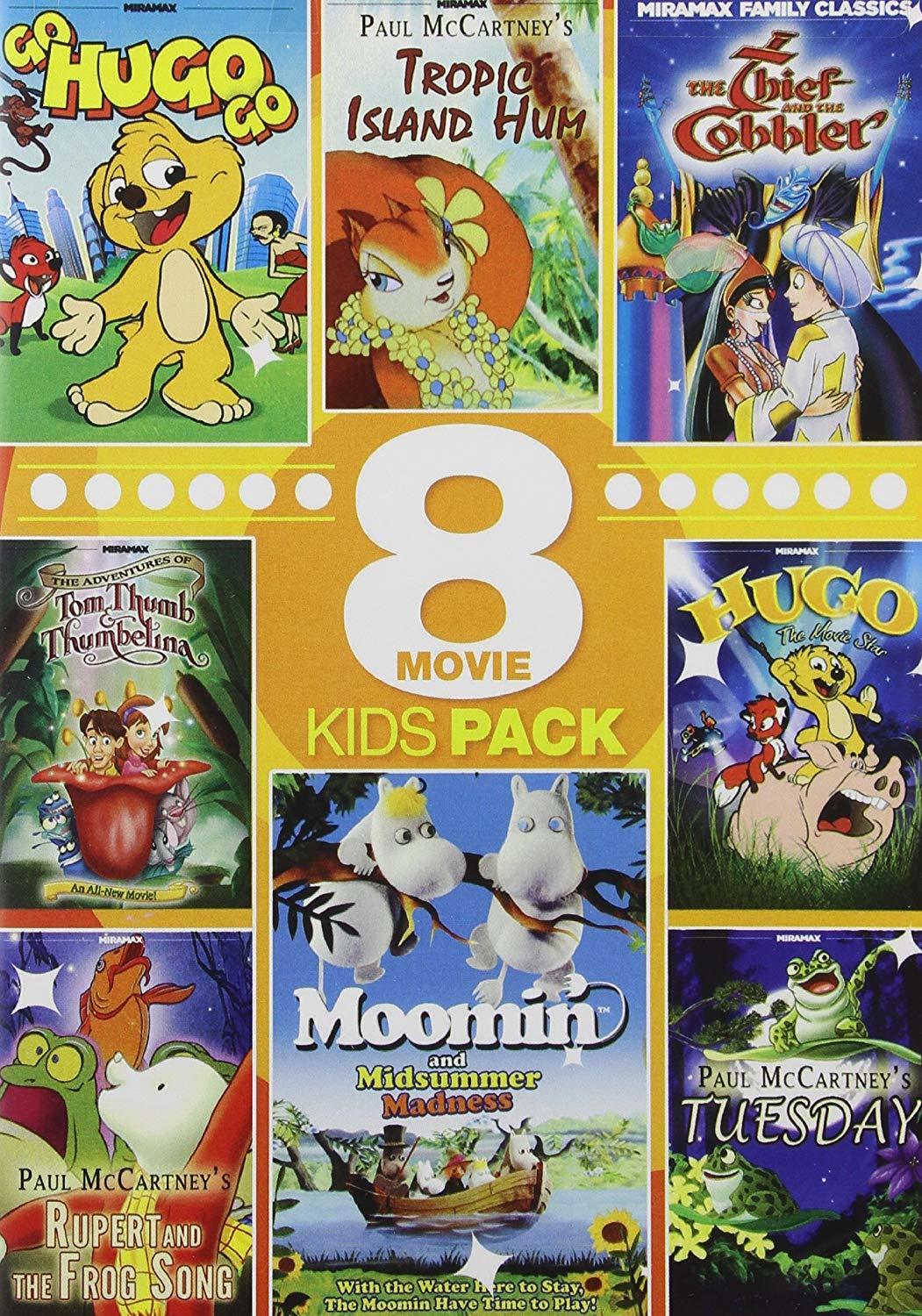 8 Kids Movie Pack DVD