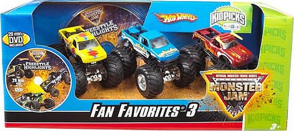 Hot wheels monster jam best sale tour favorites