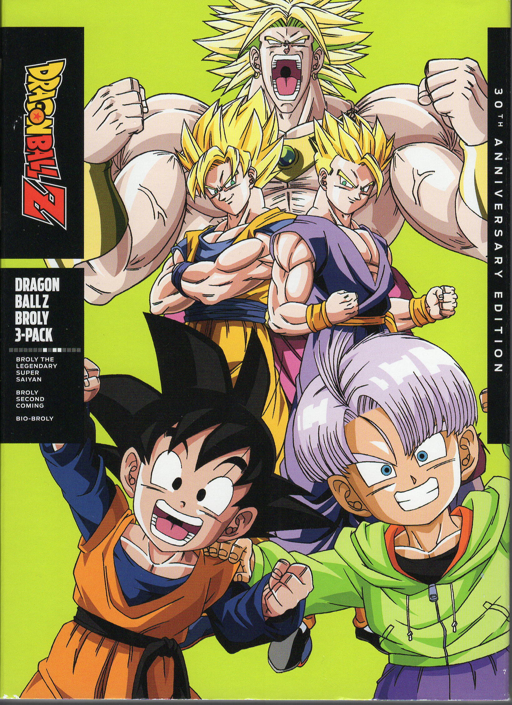 Dragon Ball Z Broly Triple Threat DVD Wal Mart Exclusive