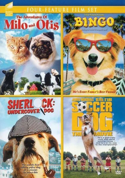 Four-Feature Film Set DVD (The Adventures of Milo and Otis / Bingo