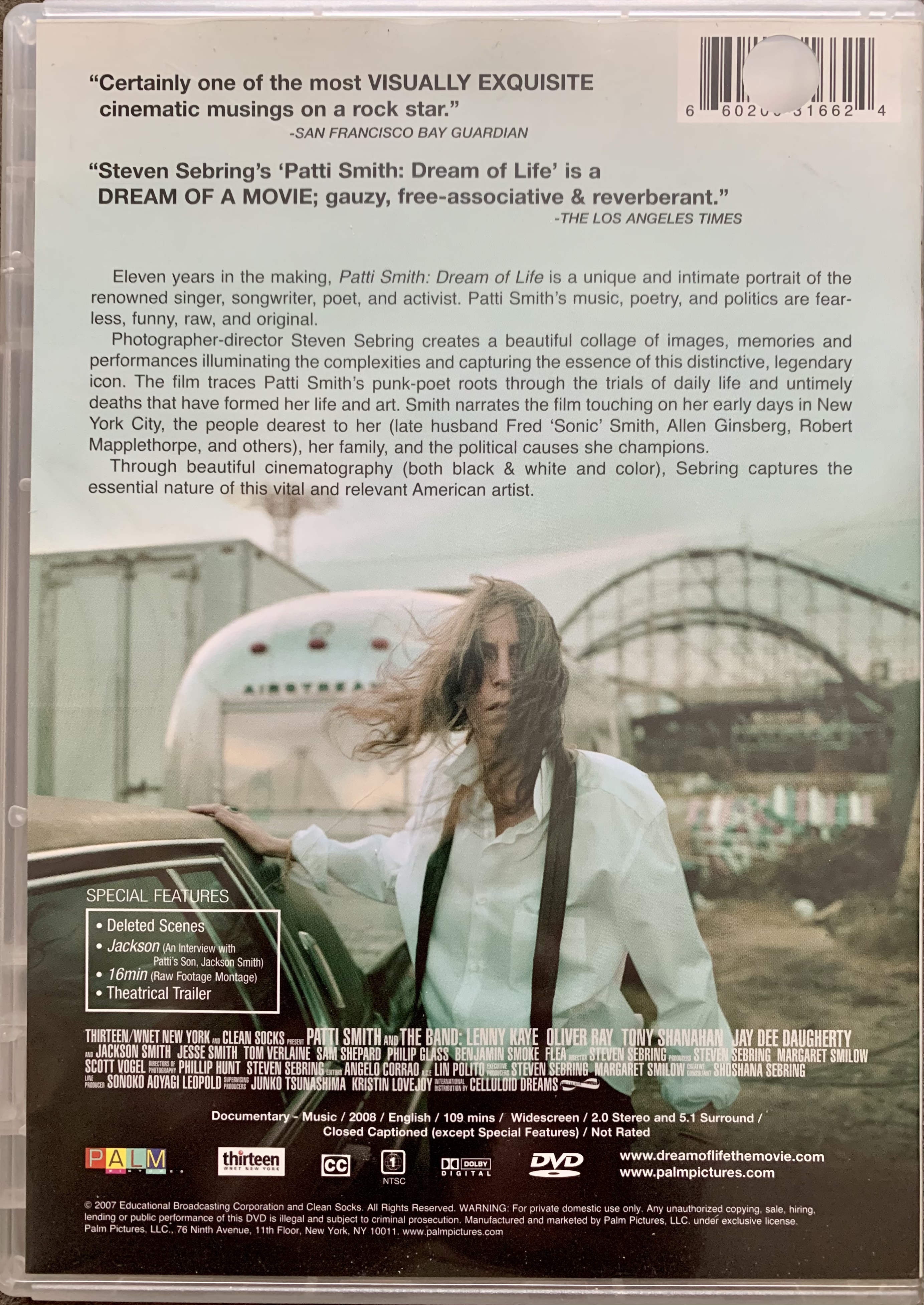 Patti Smith: Dream of Life DVD