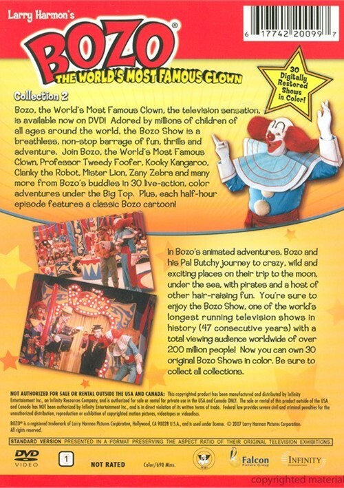 Bozo The Worlds Most Famous Clown Collections 1&2 DVDs (8