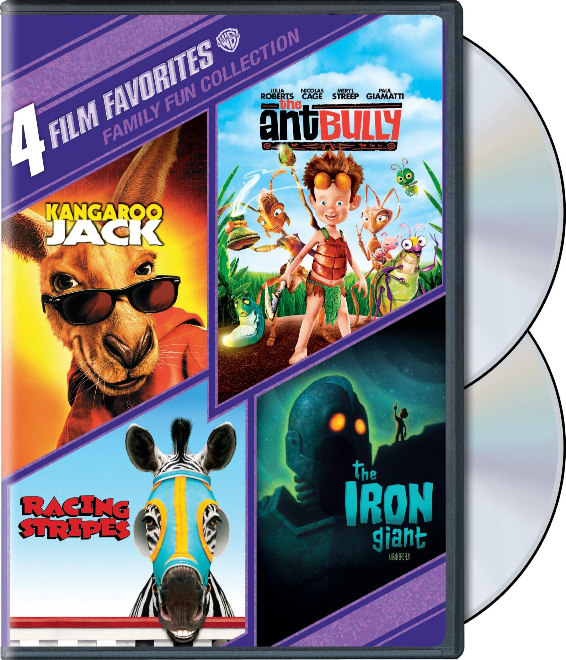 4 Film Favorites Family Fun DVD Kangaroo Jack The Ant Bully