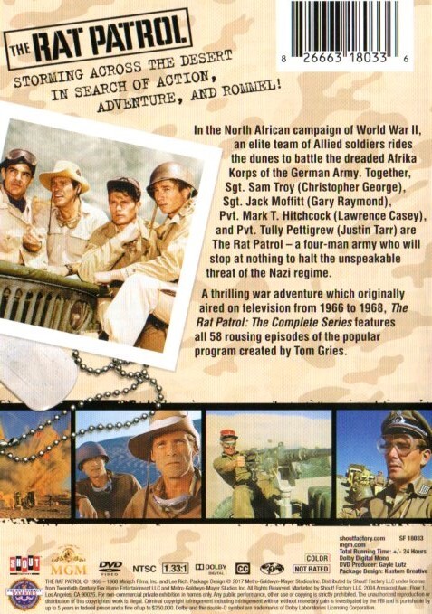 The Rat Patrol: The Complete Series DVD