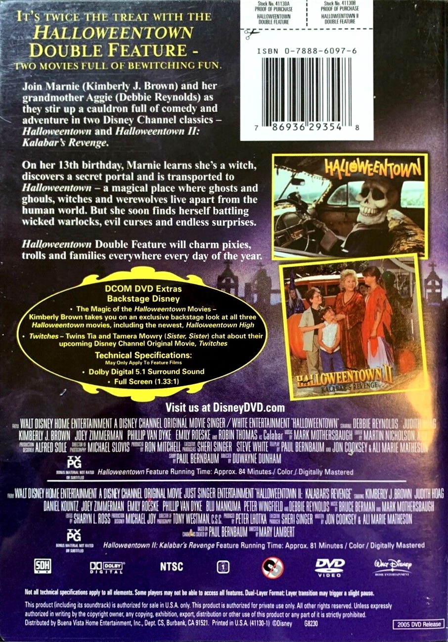 Halloweentown Halloweentown II Kalabar s Revenge DVD Double