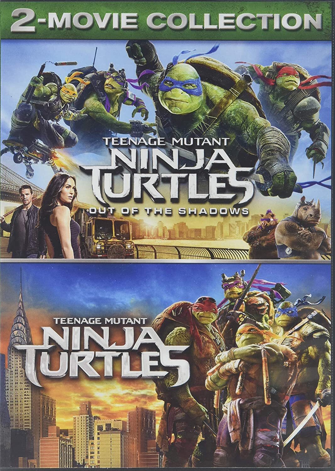 Teenage Mutant Ninja Turtles 2 Movie Collection DVD