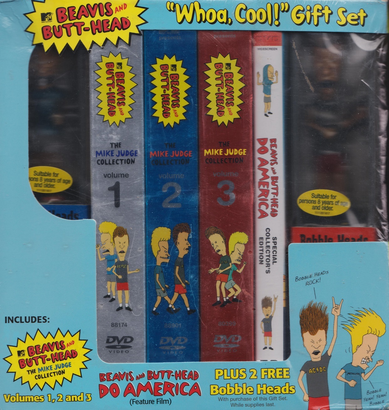 Beavis and Butt-Head box DVD set with newest bobble heads