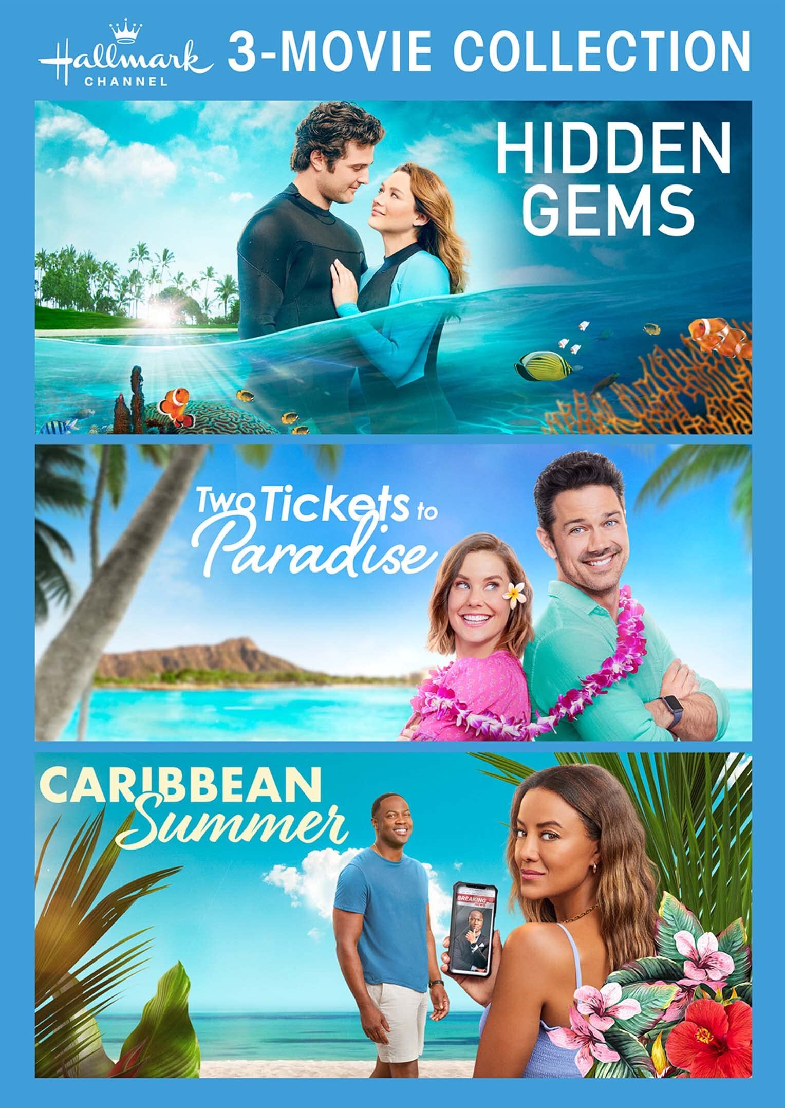 Hallmark 3-Movie Collection: Hidden Gems, Two Tickets to Paradise and  Caribbean Summer DVD