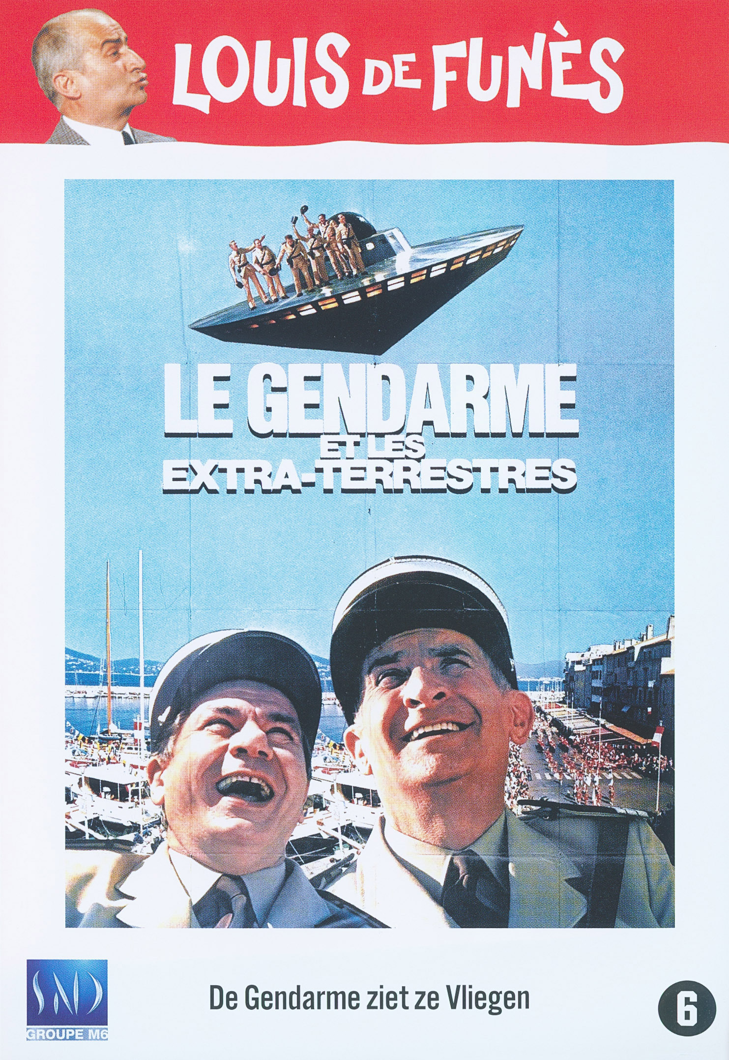 Le Gendarme et les Extra-Terrestres DVD (De Gendarme ziet ze Vliegen)  (Netherlands), image size:1483x2155