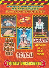 Adult Animation At Its Finest - 3-DVD Box Set DVD (Living Sex Toy