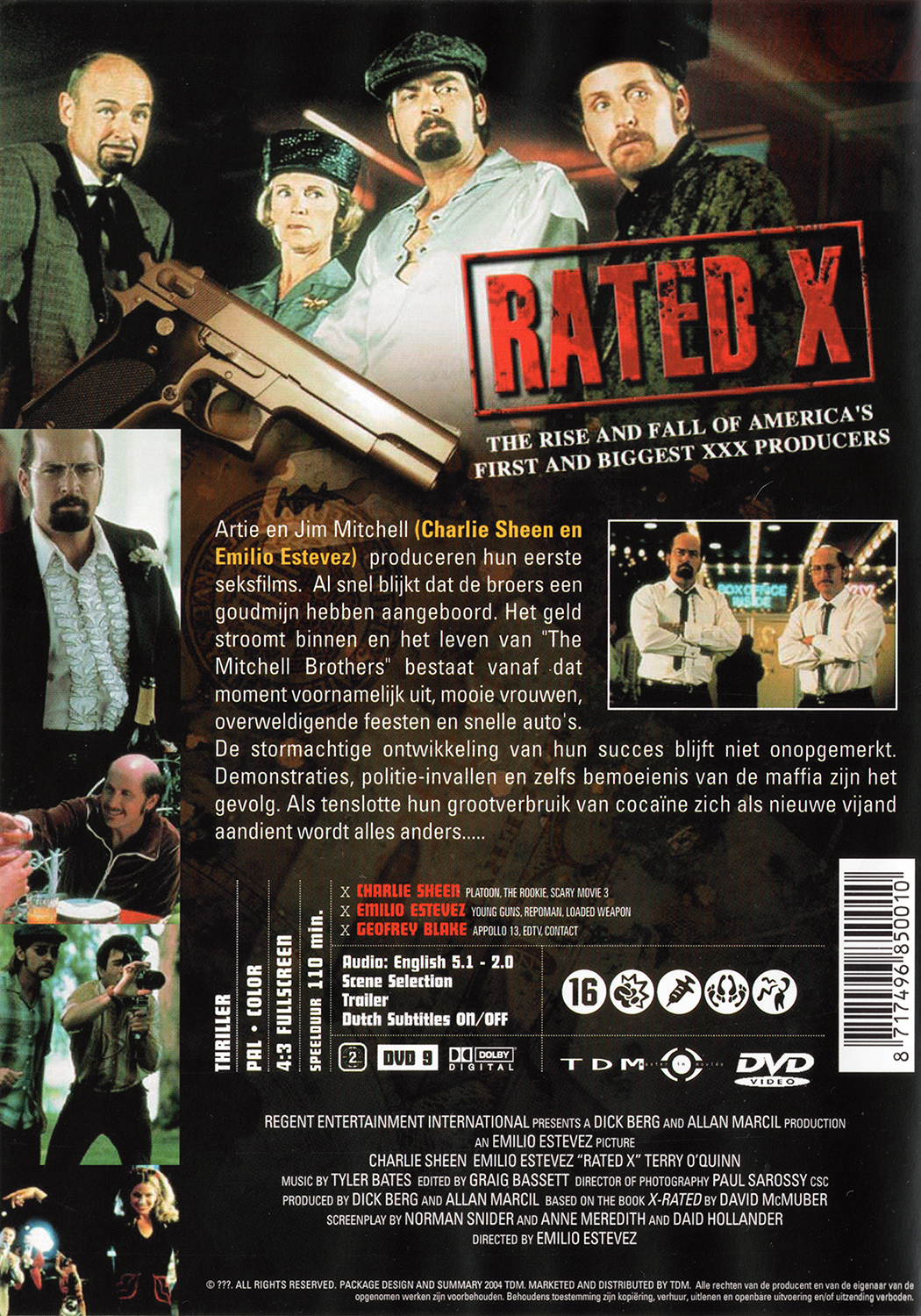  Rated X (Unrated Version) : Charlie Sheen, Emilio