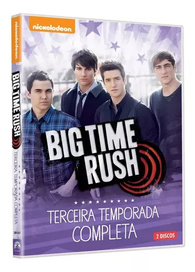 Big Time Rush Terceira Temporada Completa DVD Big Time Rush