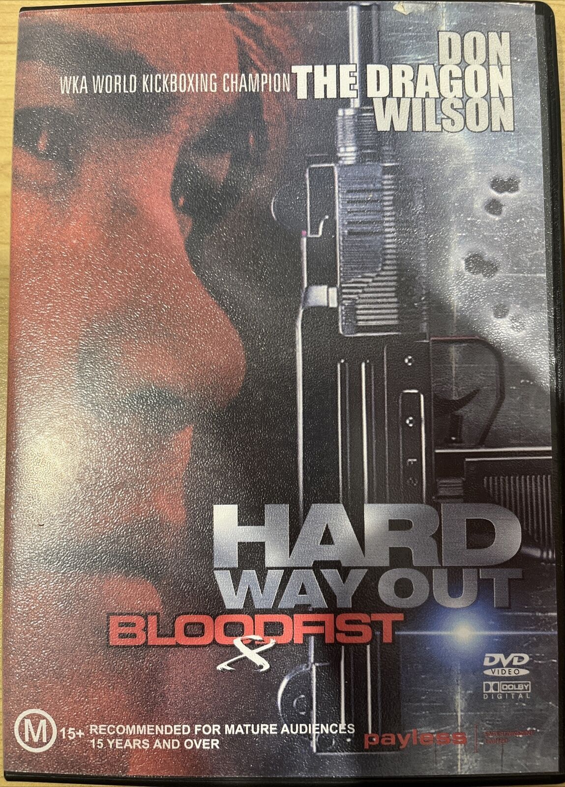 Bloodfist VIII: Hard Way Out DVD (Bloodfist VIII: Trained to Kill)  (Australia), image size:1149x1600