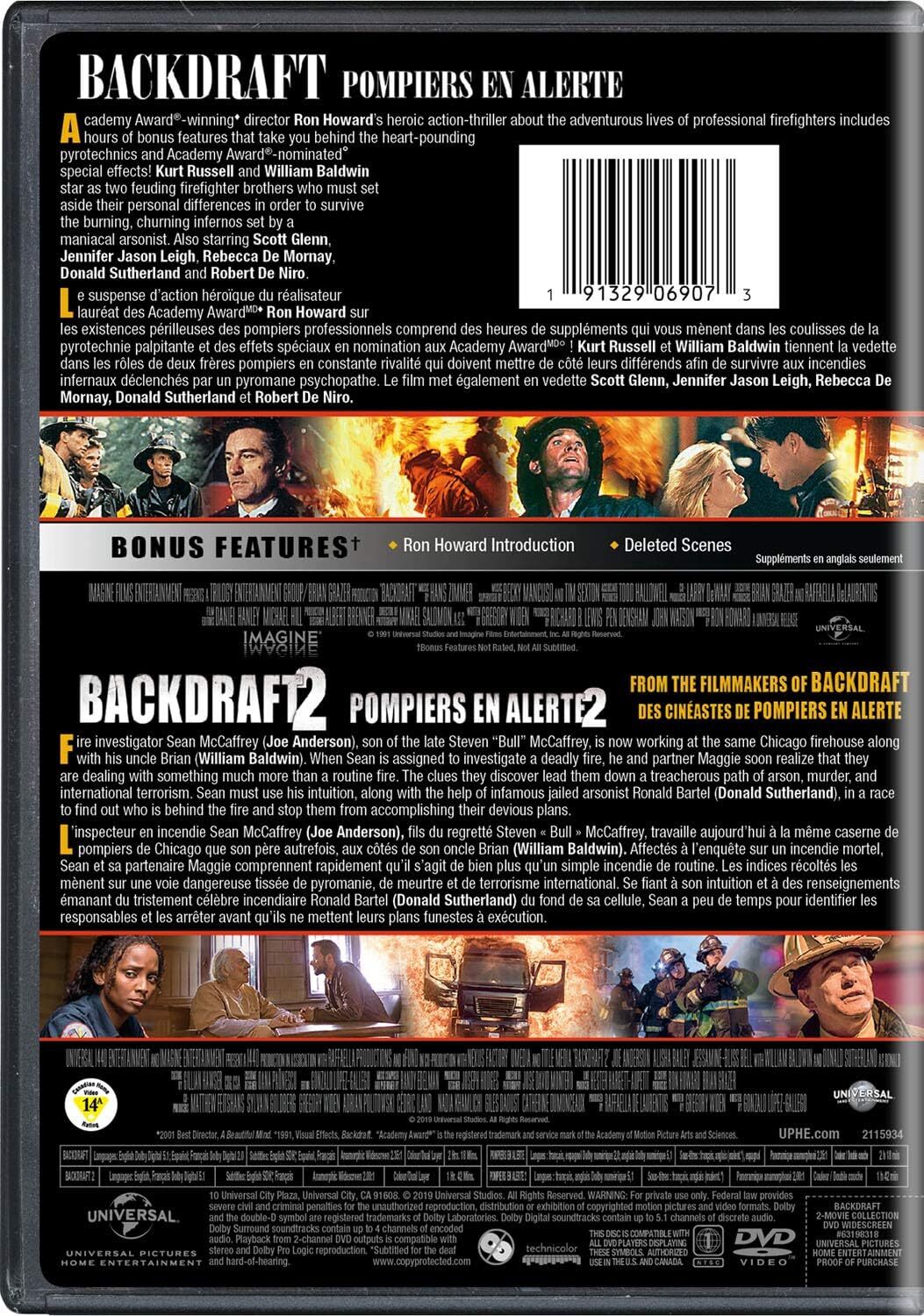 Backdraft: 2-Movie Collection DVD (Bilingual) (Canada)