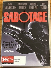 Sabotage DVD (Australia)