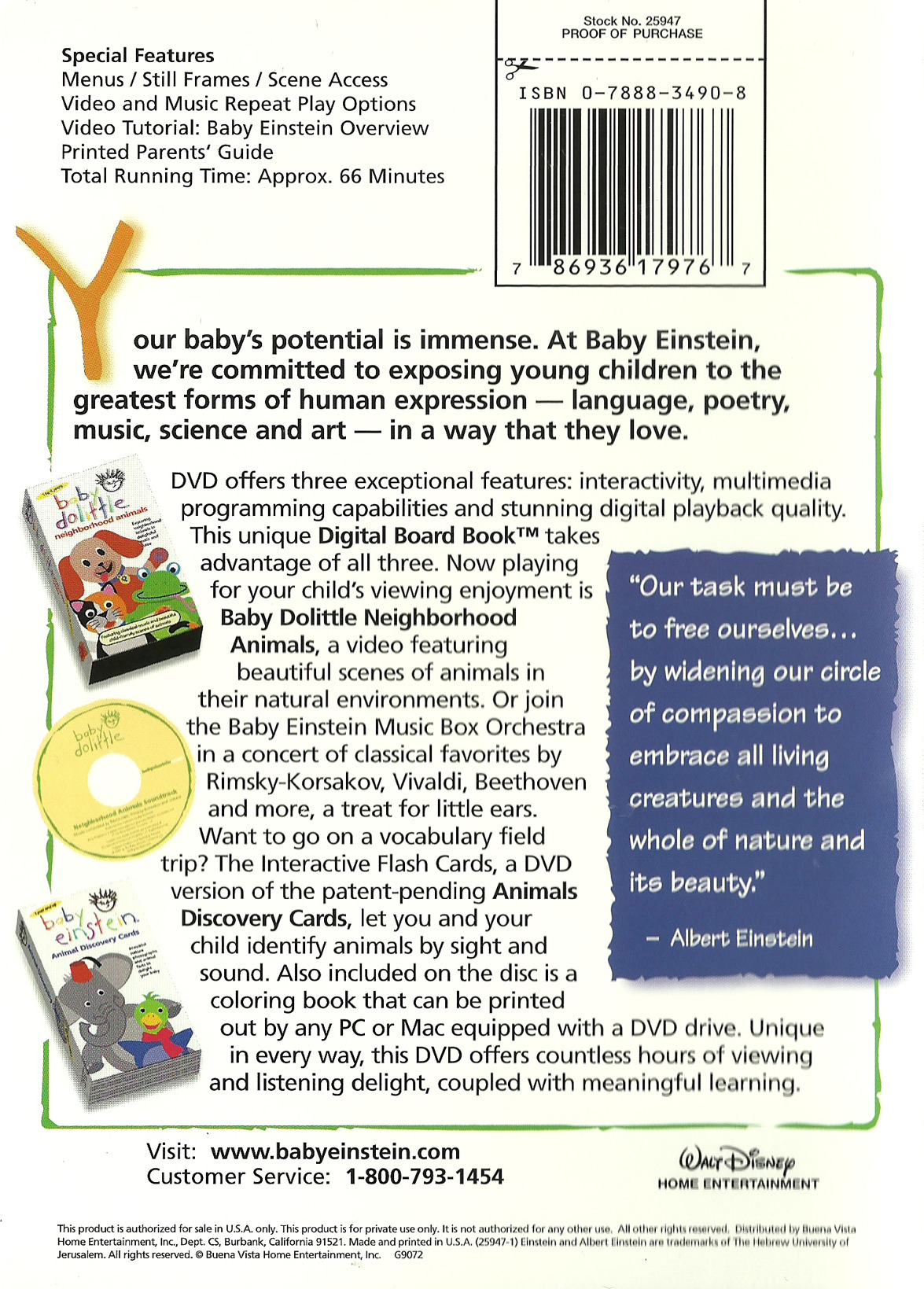 Baby Dolittle: Neighborhood Animals DVD