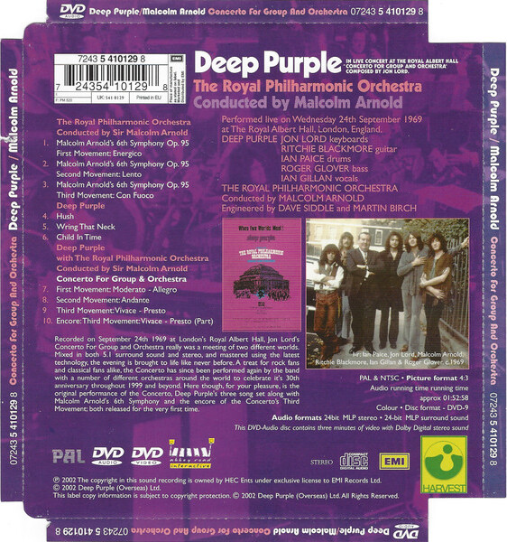 Deep Purple: Concerto for Group and Orchestra DVD (Super Jewel Box