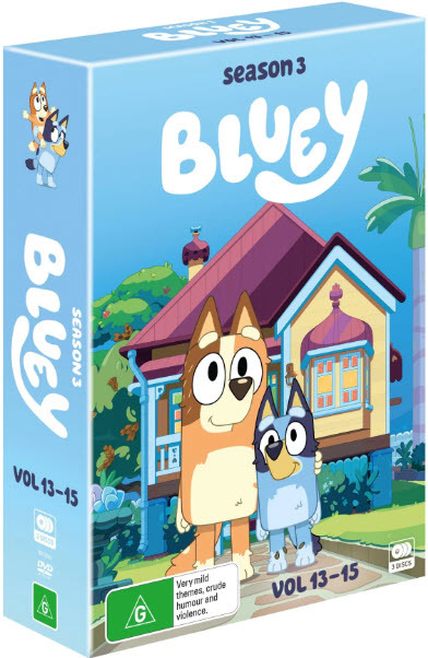 Bluey - Season 3 Part 1 DVD (Vol 13-15) (Australia)