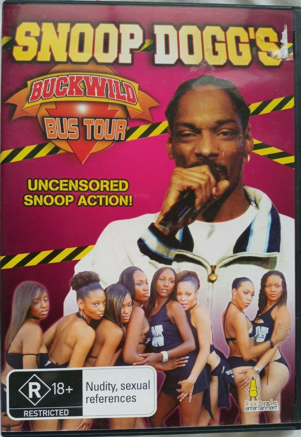 現地版　G-RAP Snoop doggy’s BUS tour Snoop Dogg's Buckwild Bus Tour DVD (Australia)