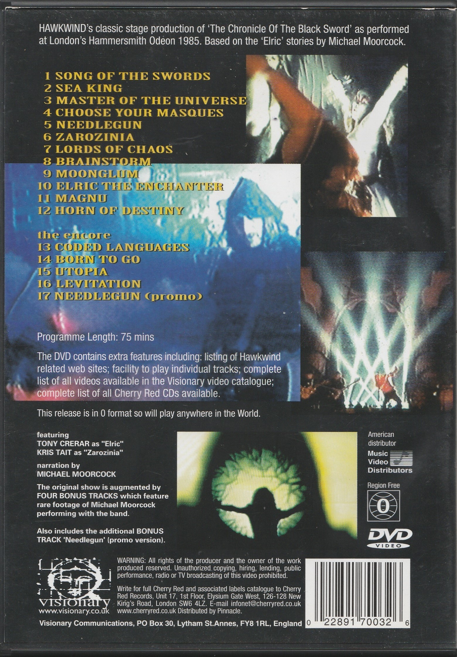 その他 Chronicle of the Black Sword [DVD] Hawkwind: The Chronicles Of The Black Sword DVD (United Kingdom)