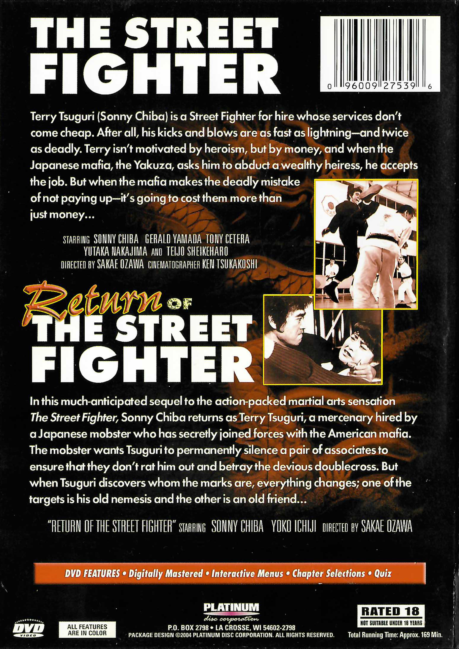 The Street Fighter / Return of the Street Fighter DVD
