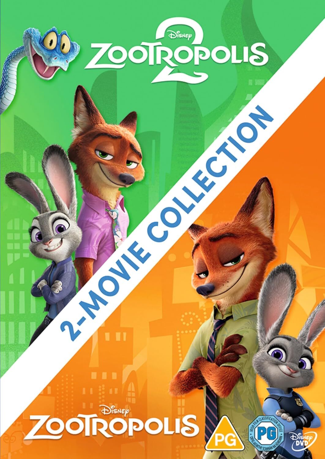 Zootropolis 2-Movie Collection DVD (Zootropolis 2 / Zootopia 2