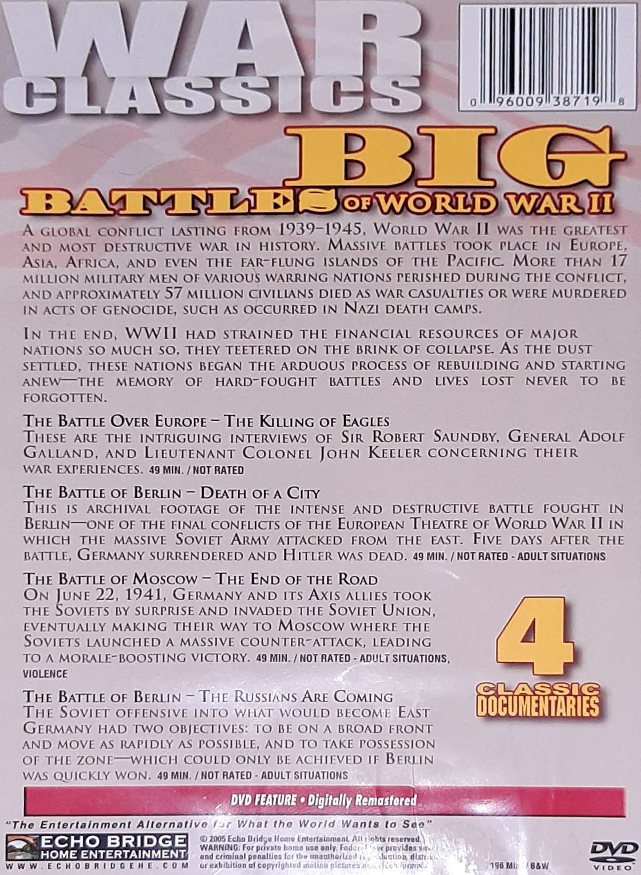 War Classics: Big Battles of World War II DVD (V.12)