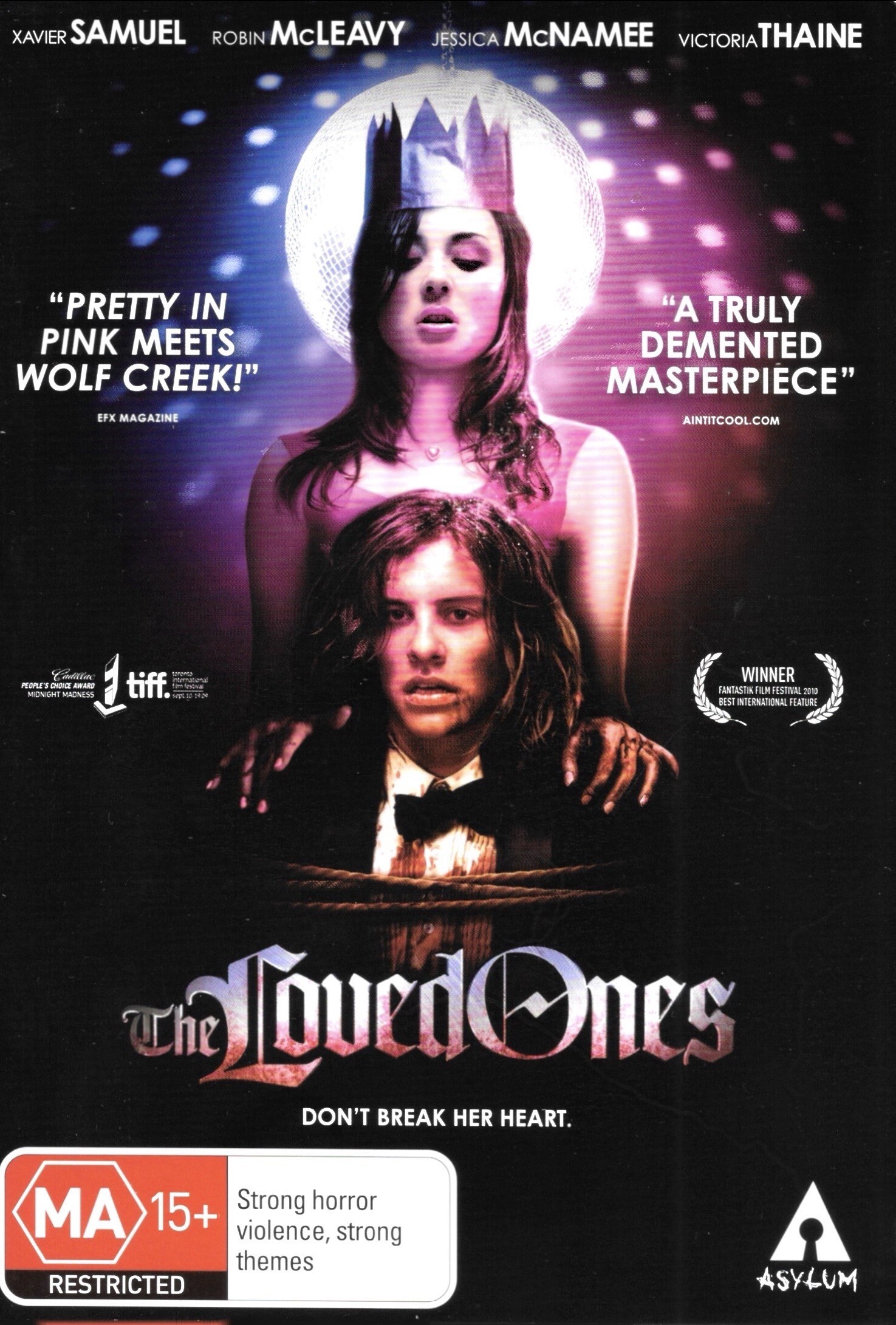 The Loved Ones DVD (Asylum) (Australia)