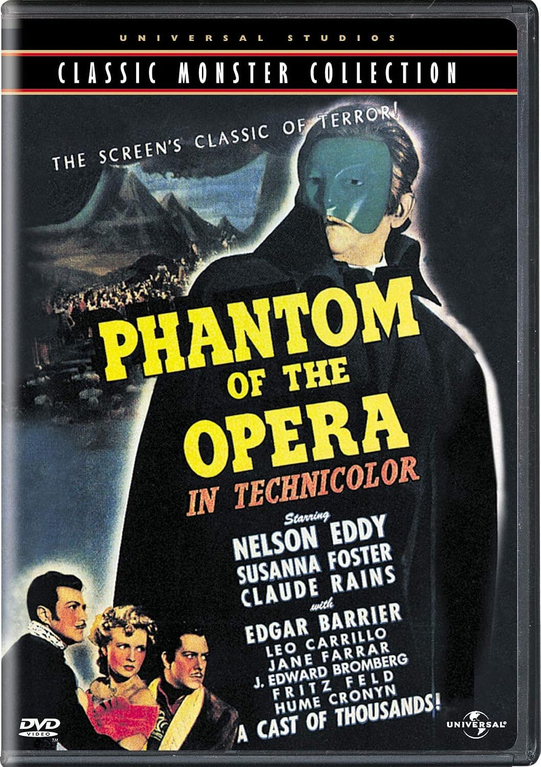 Phantom of the Opera DVD (Universal Studios Classic Monster