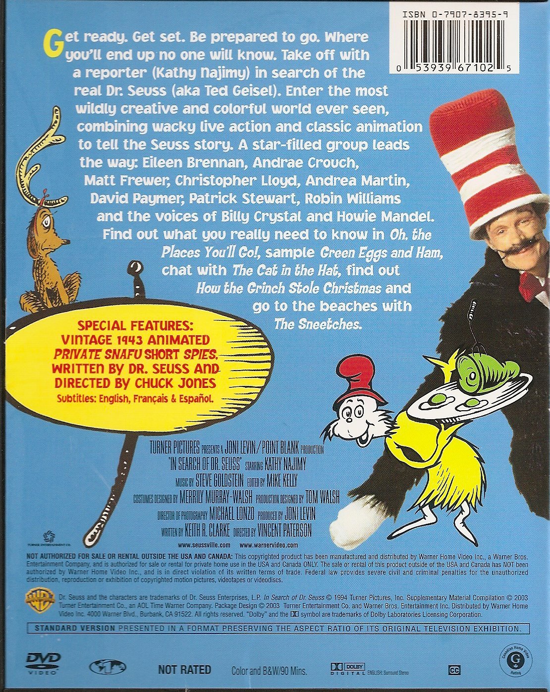 その他 In Search of Doctor Seuss [DVD] In Search of Dr. Seuss DVD