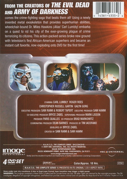 M.A.N.T.I.S: Complete Series DVD 
